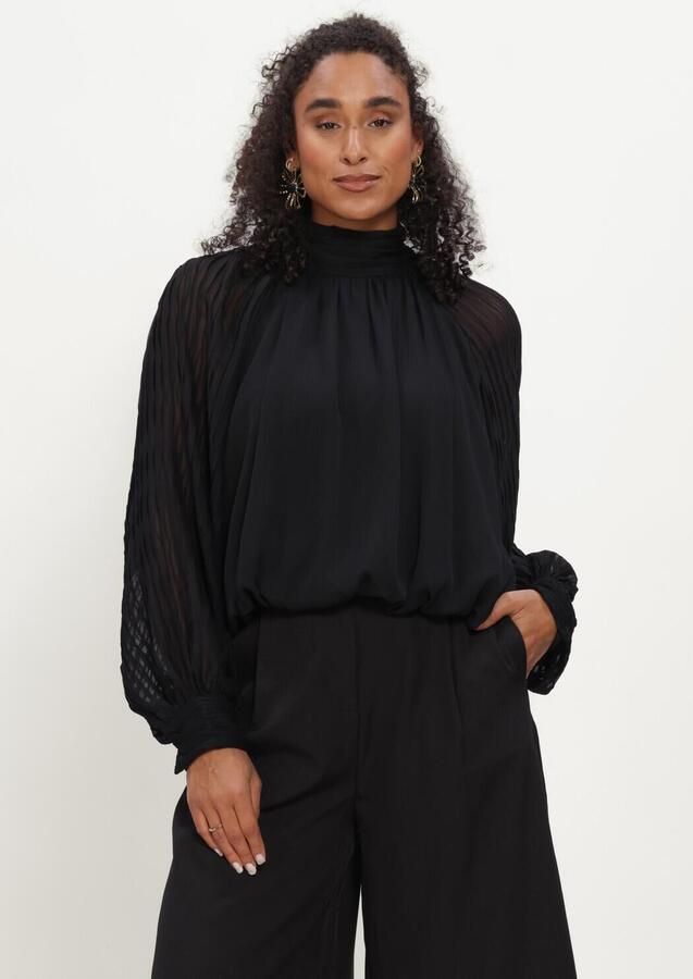 YAS Blouseshirt met opstaande kraag model 'OLERA'