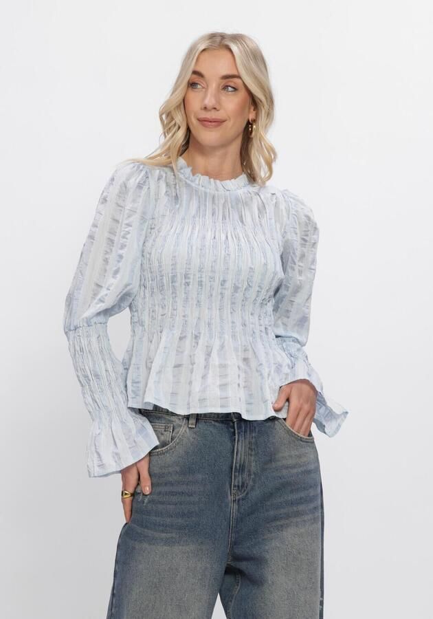 YAS Blouse in getailleerd model met smokdetails model 'RAVA'