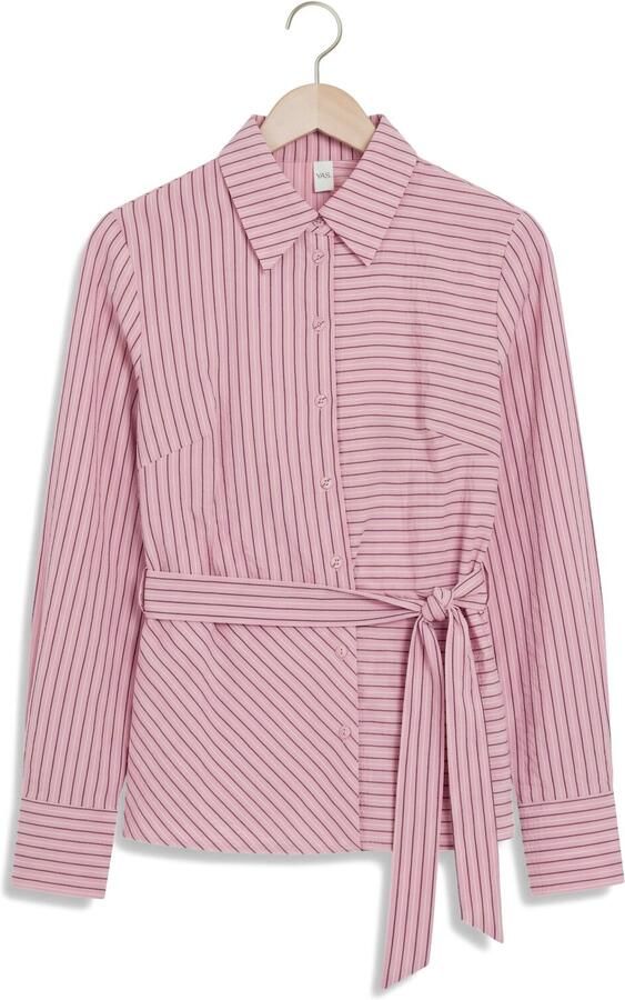Y.A.S. YAS Dames Blouses Yasrayly Esta Ls Tie Shirt Roze - Foto 4