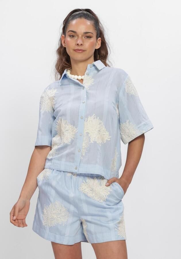 YAS regular fit overhemdblouse van viscosemix model 'Kana'