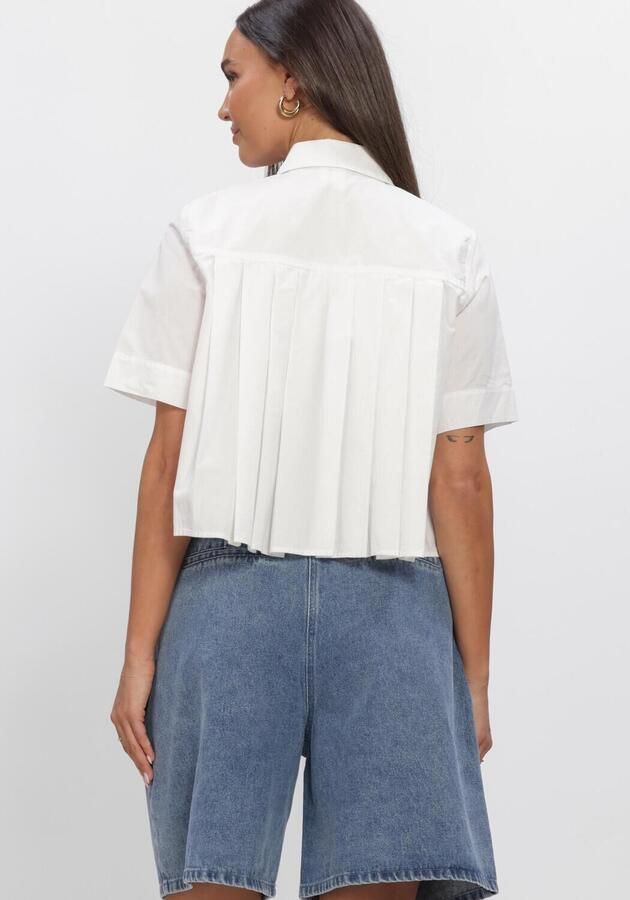 Y.A.S. YAS Dames Blouses Yasskyma Ss Short Shirt S. Wit - Foto 4