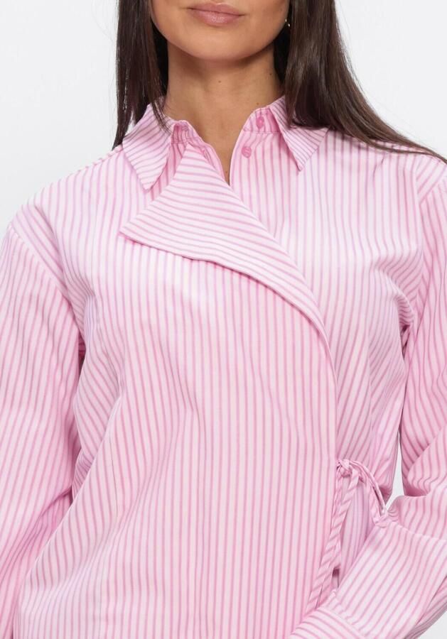 YAS Regular fit overhemdblouse met viscosegehalte model 'WITO' - Foto 3