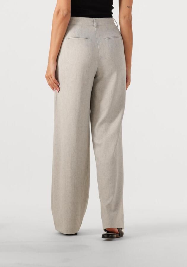 YAS Wide leg stoffen broek met vaste persplooien model 'RIU' - Foto 2