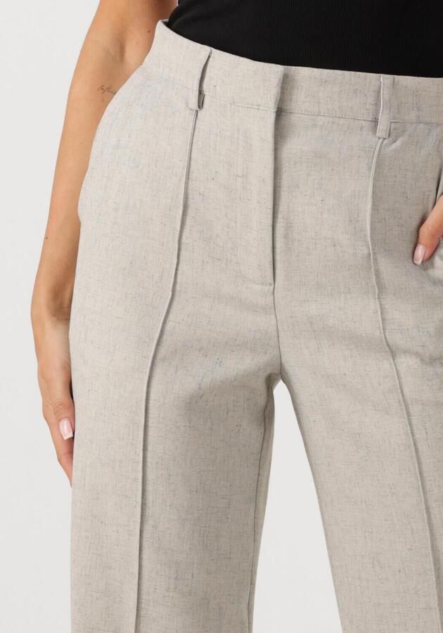 YAS Wide leg stoffen broek met vaste persplooien model 'RIU' - Foto 3