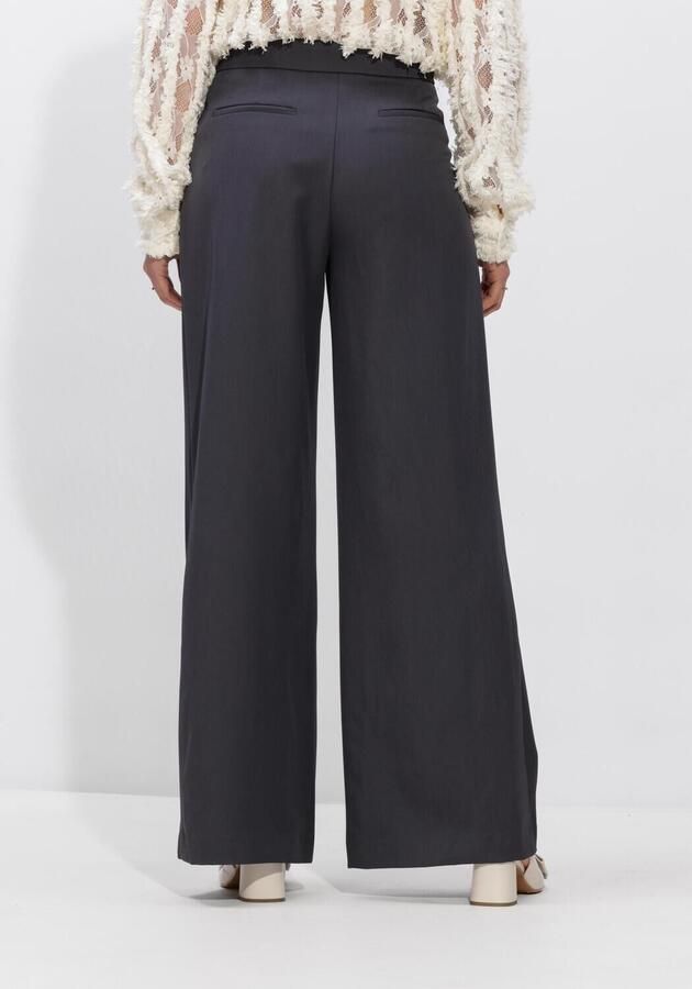 Y.A.S. YAS Dames Broeken Yascarivo Hmw Wide Pant Donkergrijs - Foto 2