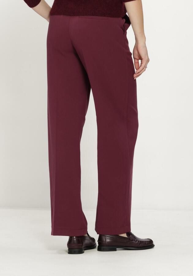 Y.A.S. YAS Dames Broeken Yaslikka Hw Wide Pants Bordeaux - Foto 2