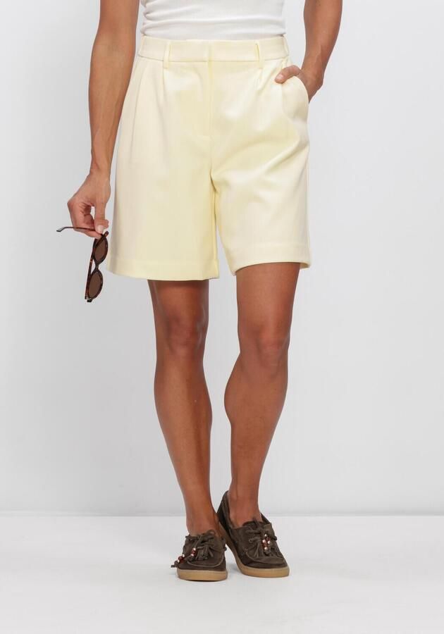 Y.A.S. YAS Dames Broeken Yaslikka Mw Shorts S Creme