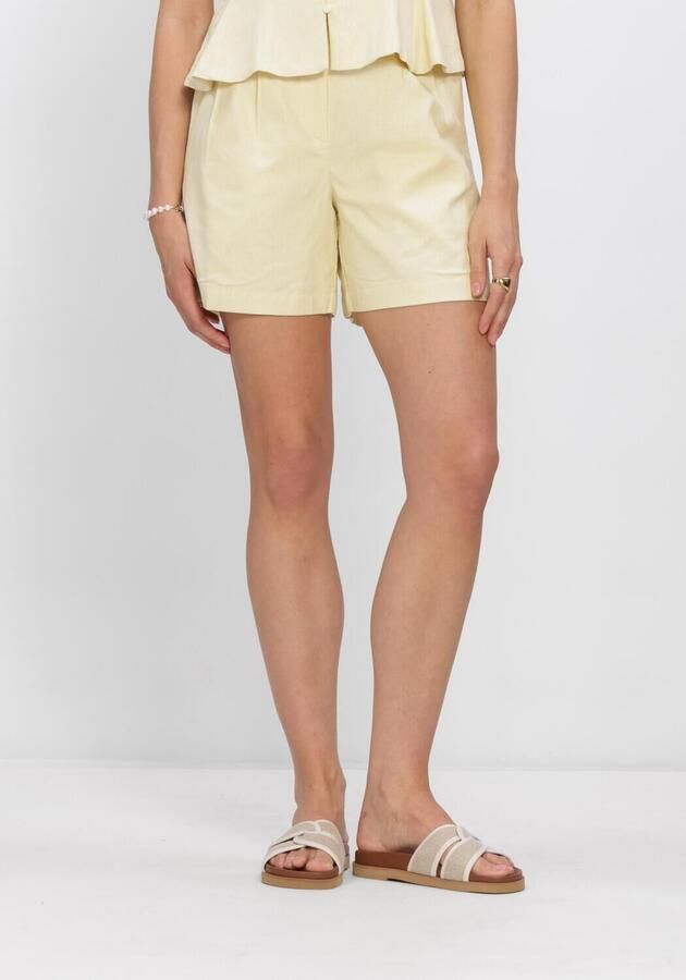 Y.A.S. YAS Dames Broeken Yaslirma Hw Shorts Geel