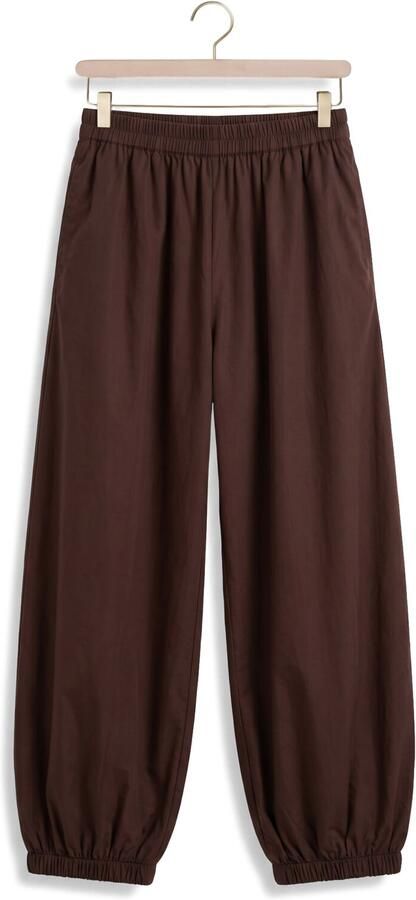 Y.A.S. YAS Dames Broeken Yasmelvo Mw Balloon Pant Bruin - Foto 4