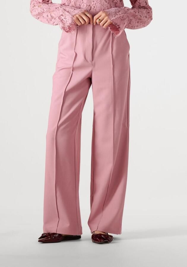 Y.A.S Roze Stijlvolle Pantalon voor Vrouwen Pink Dames