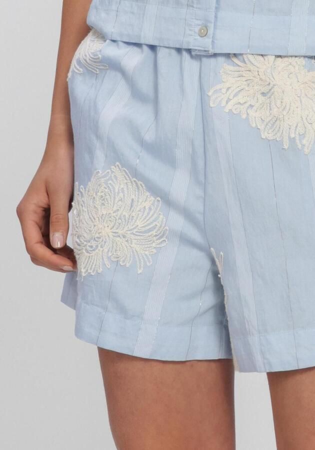 YAS straight fit short met florale sierapplicaties model 'Kana' - Foto 4