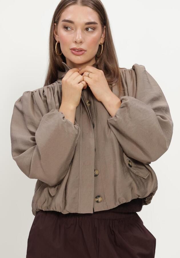 Y.A.S. YAS Dames Jassen Yasfeline Ls Jacket Taupe