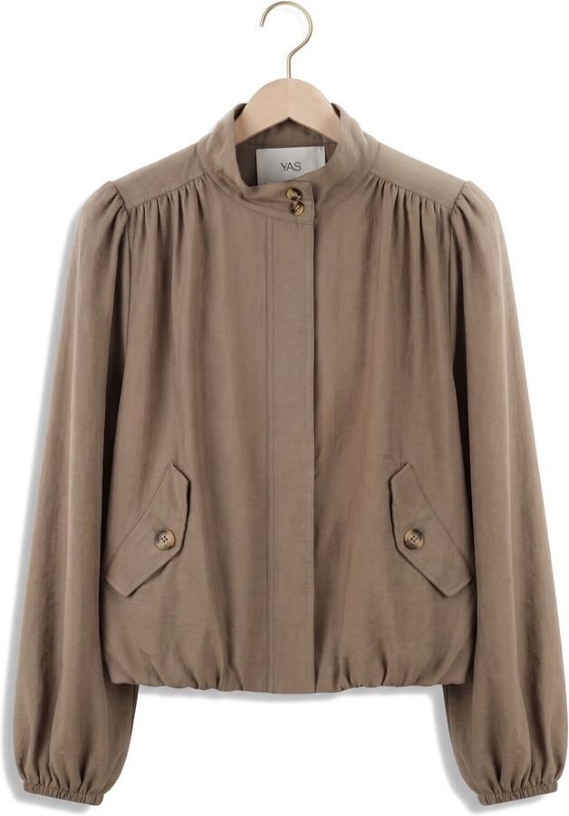 Y.A.S. YAS Dames Jassen Yasfeline Ls Jacket Taupe - Foto 4