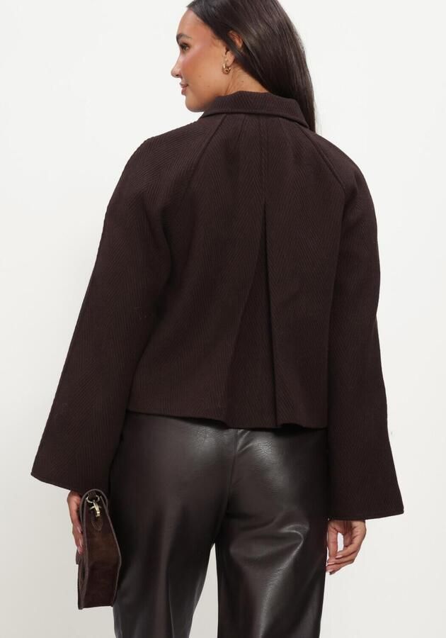 Y.A.S. YAS Dames Jassen Yasherla Ls Short Jacket Bruin - Foto 4