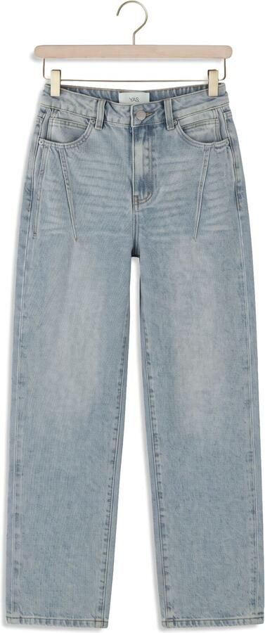 Y.A.S. YAS Dames Jeans Yassky Hw Barrel Jeans Lichtblauw - Foto 4