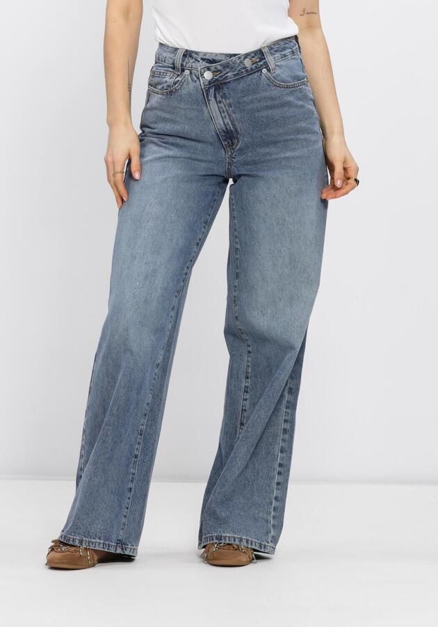 Y.A.S. YAS Dames Jeans Yasuva Hw Wide Jeans Blauw