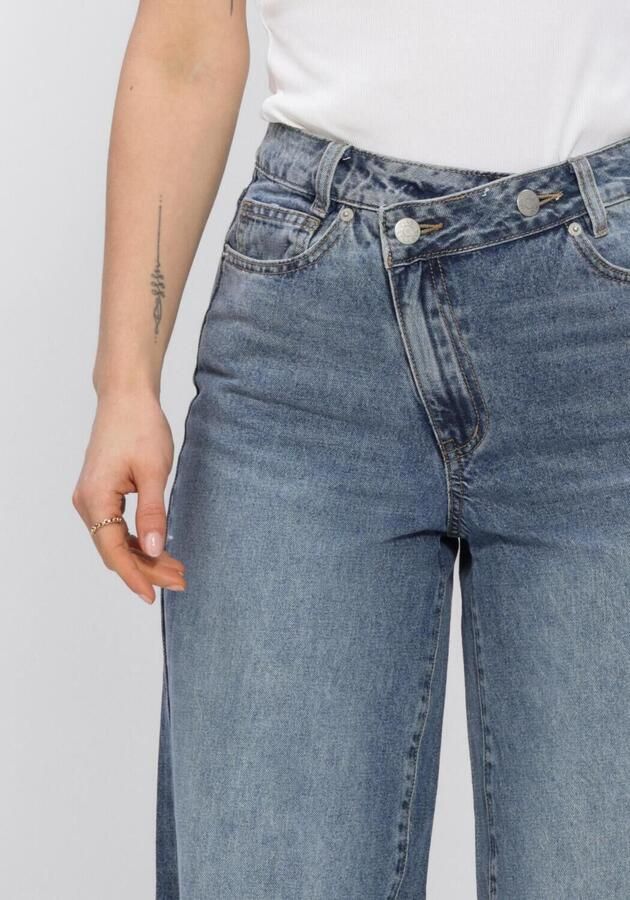 Y.A.S. YAS Dames Jeans Yasuva Hw Wide Jeans Blauw - Foto 3