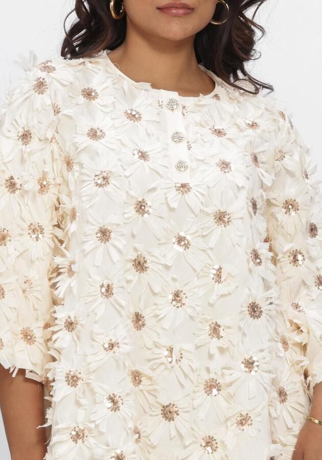 Y.A.S. YAS Dames Jurken Yasabelone 3 4 Dress Creme - Foto 3