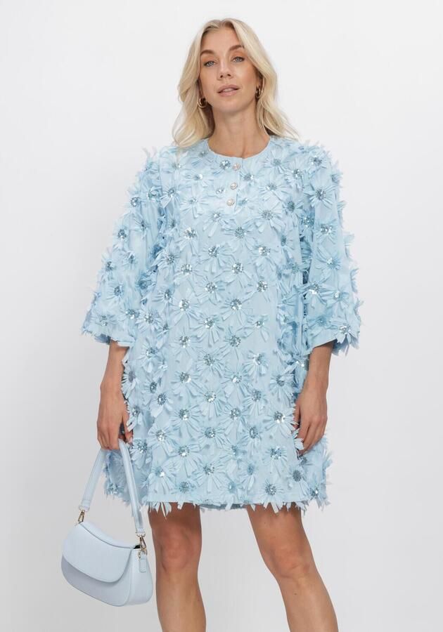 Y.A.S. YAS Dames Jurken Yasabelone 3 4 Dress Lichtblauw