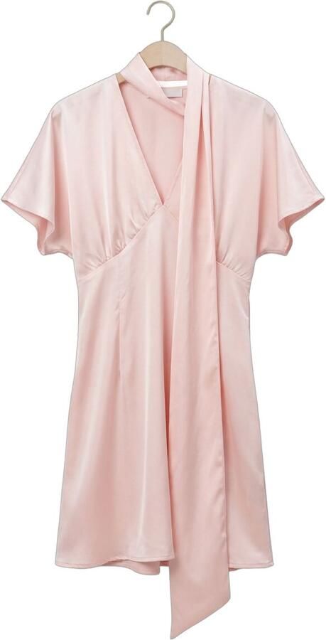 Y.A.S. YAS Dames Jurken Yasannalina Ss Dress S. Lichtroze - Foto 4