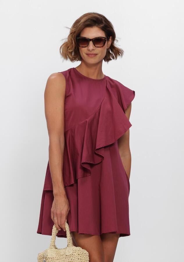 Y.A.S. YAS Dames Jurken Yasbirama Sl Dress S. Bordeaux