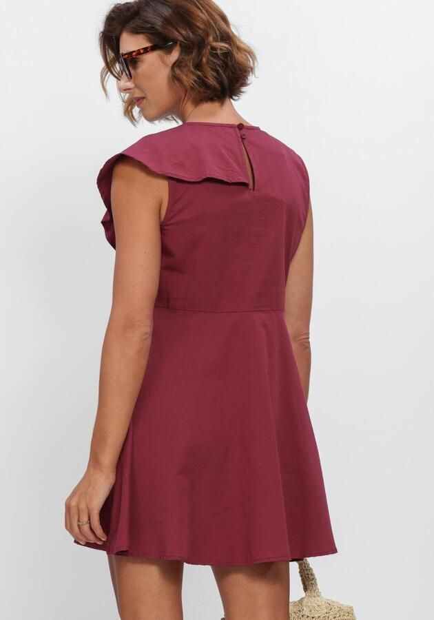 Y.A.S. YAS Dames Jurken Yasbirama Sl Dress S. Bordeaux - Foto 3