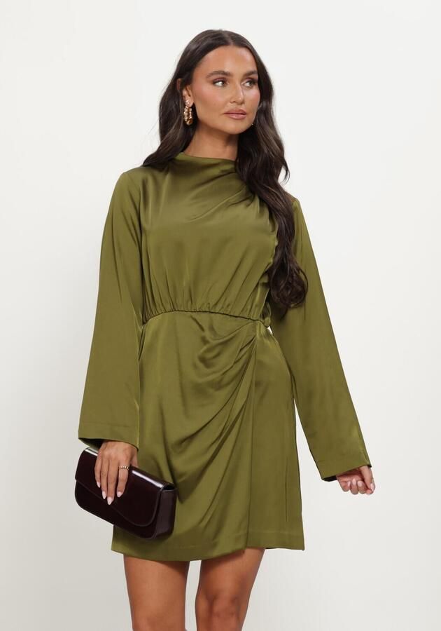 Y.A.S. YAS Dames Jurken Yasbista Ls Dress Groen