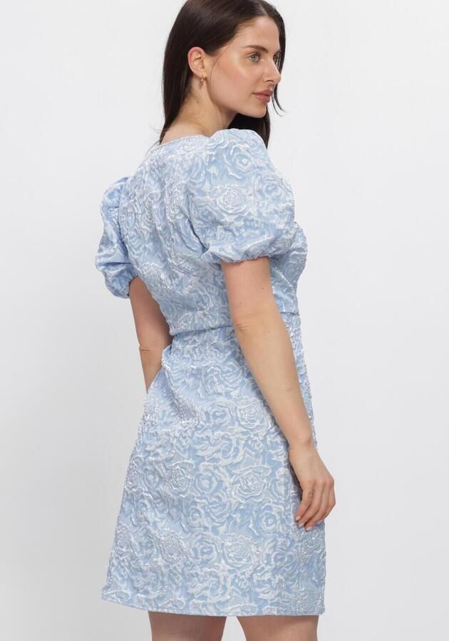 Y.A.S. YAS Dames Jurken Yascaro Ss Wrap Dress Lichtblauw - Foto 3