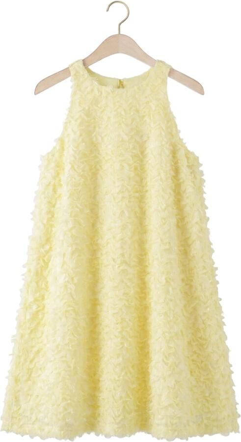 Y.A.S. YAS Dames Jurken Yascrimo Sl Short Dress Geel - Foto 4