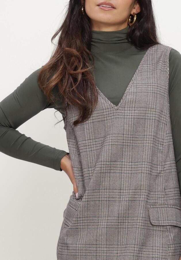 Y.A.S. YAS Dames Jurken Yasdakota Sl Wide Spencer Dress Bruin - Foto 4