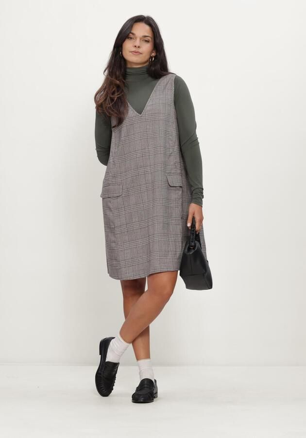 Y.A.S. YAS Dames Jurken Yasdakota Sl Wide Spencer Dress Bruin - Foto 3