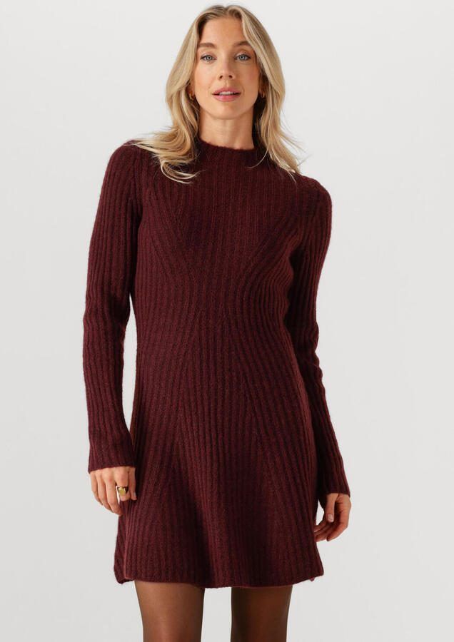 Y.A.S. YAS Dames Jurken Yasdolly Ls Knit Dress Bordeaux