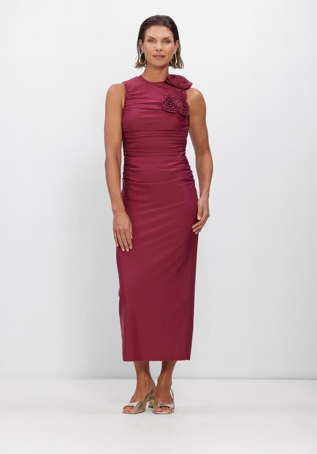 Y.A.S. YAS Dames Jurken Yasdona Sl Long Dress Bordeaux