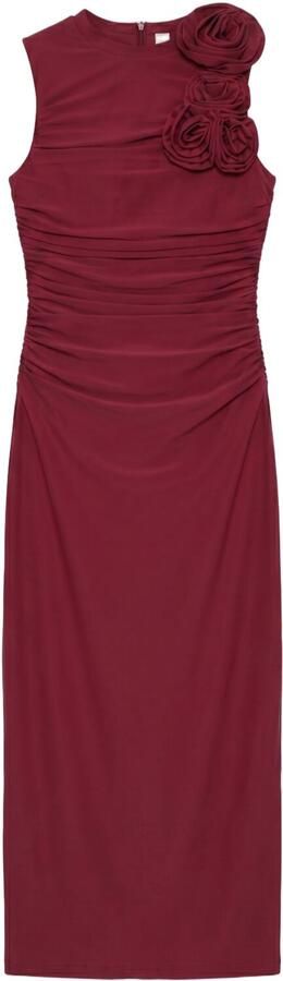 Y.A.S. YAS Dames Jurken Yasdona Sl Long Dress Bordeaux - Foto 4