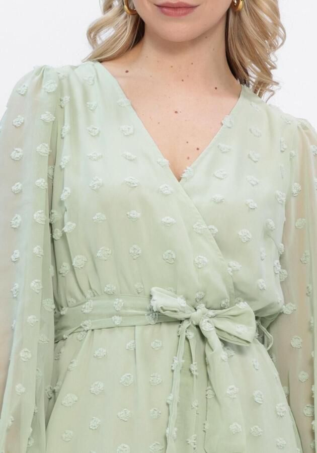 Y.A.S. YAS Dames Jurken Yasdottie Ls Wrap Dress Mint - Foto 3