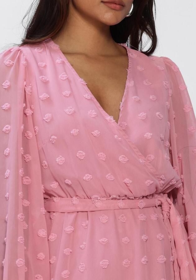 Y.A.S. YAS Dames Jurken Yasdottie Ls Wrap Dress Roze - Foto 3