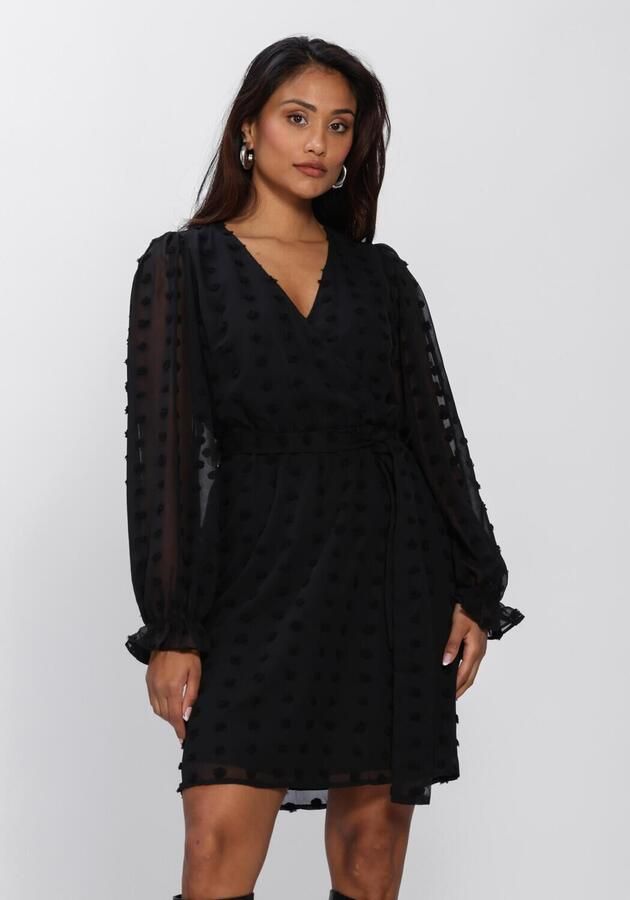 Y.A.S. YAS Dames Jurken Yasdottie Ls Wrap Dress Zwart
