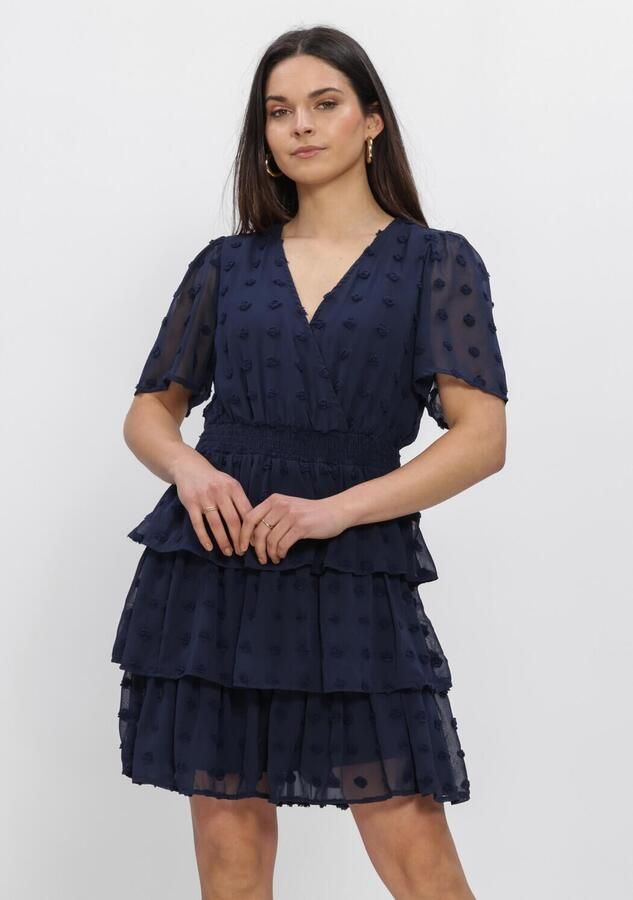 Y.A.S. YAS Dames Jurken Yasdottie Ss Dress Donkerblauw