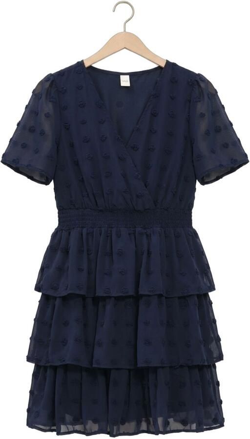 Y.A.S. YAS Dames Jurken Yasdottie Ss Dress Donkerblauw - Foto 4