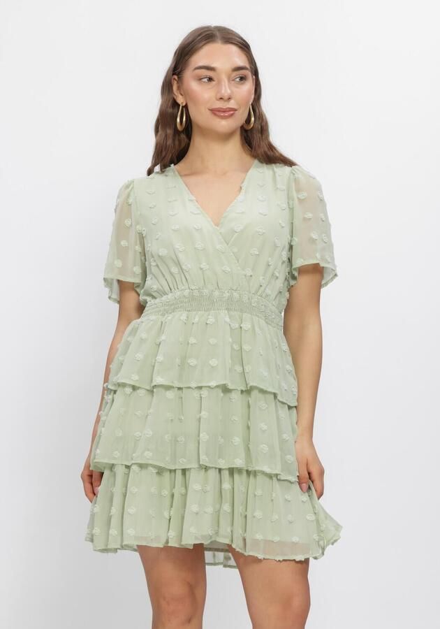Y.A.S. YAS Dames Jurken Yasdottie Ss Dress Mint
