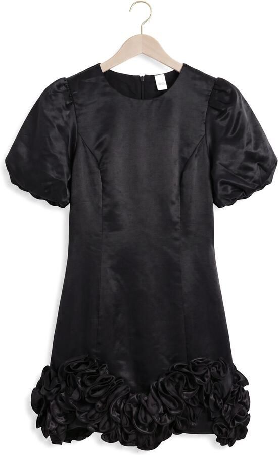 Y.A.S. YAS Dames Jurken Yaselina Wave 2 4 Dress Zwart - Foto 4