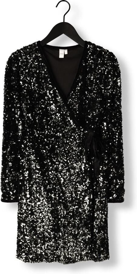 Y.A.S. YAS Dames Jurken Yaselle Ls Wrap Dress Zwart - Foto 4