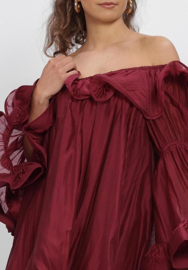 Y.A.S. YAS Dames Jurken Yasfallulah O s Dress D2d Bordeaux - Foto 4