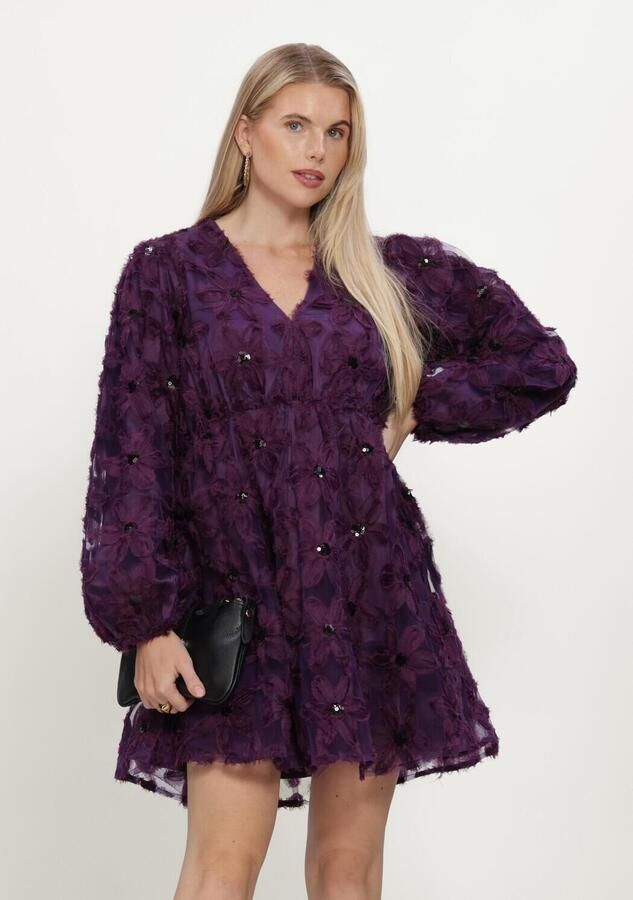 Y.A.S. YAS Dames Jurken Yasfazilla Ls Dress S Paars