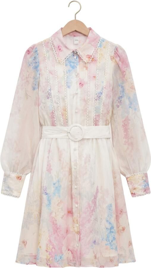 Y.A.S. YAS Dames Jurken Yasflorence Ls Dress S. Multi - Foto 4