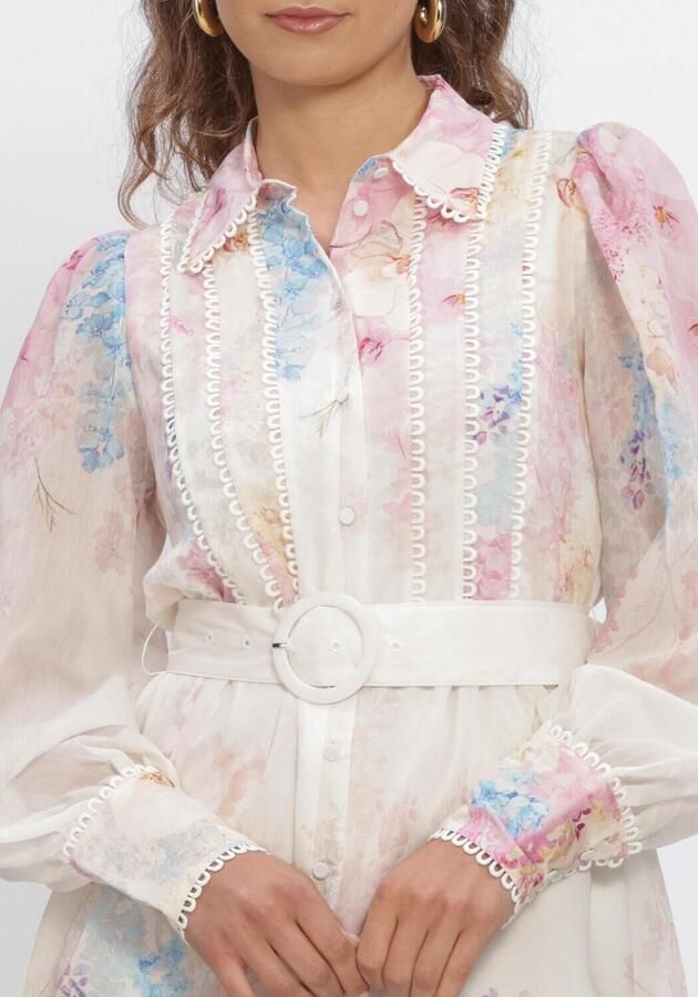 Y.A.S. YAS Dames Jurken Yasflorence Ls Dress S. Multi - Foto 3