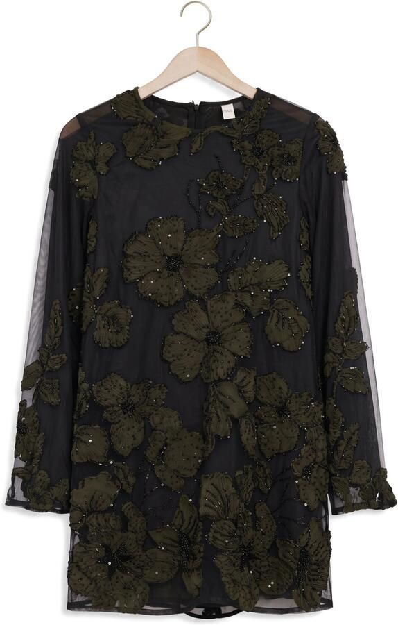 Y.A.S. YAS Dames Jurken Yasflouing Ls Dress Zwart - Foto 4