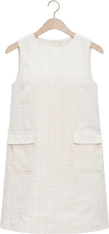 Y.A.S. YAS Dames Jurken Yasjose Sl Boucle Dress Gebroken Wit - Foto 4