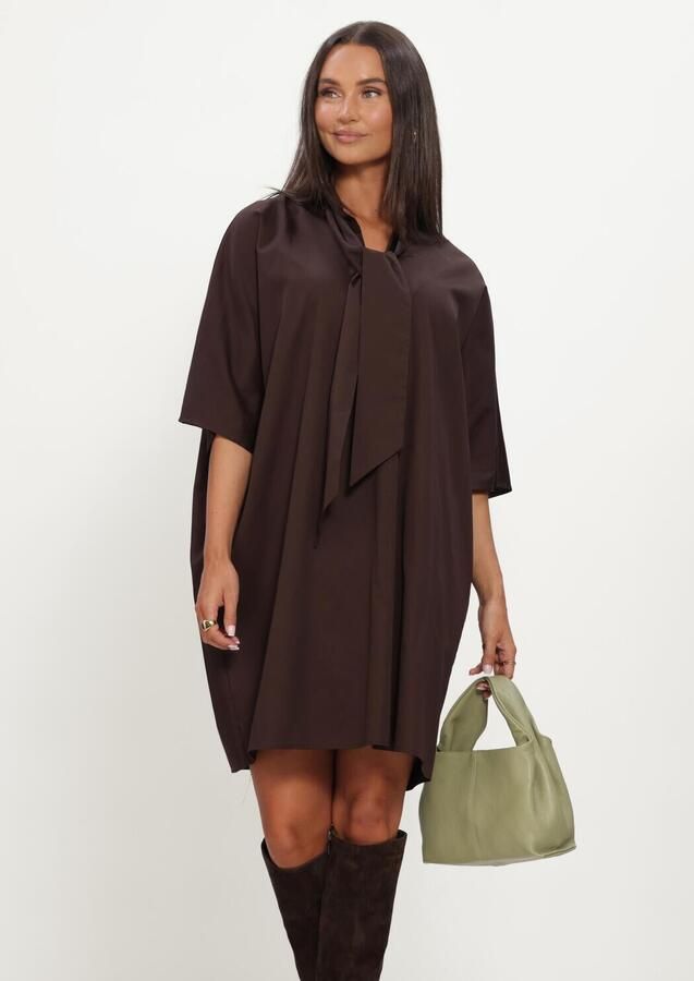 Y.A.S. YAS Dames Jurken Yaskaren 3 4 Dress Bruin