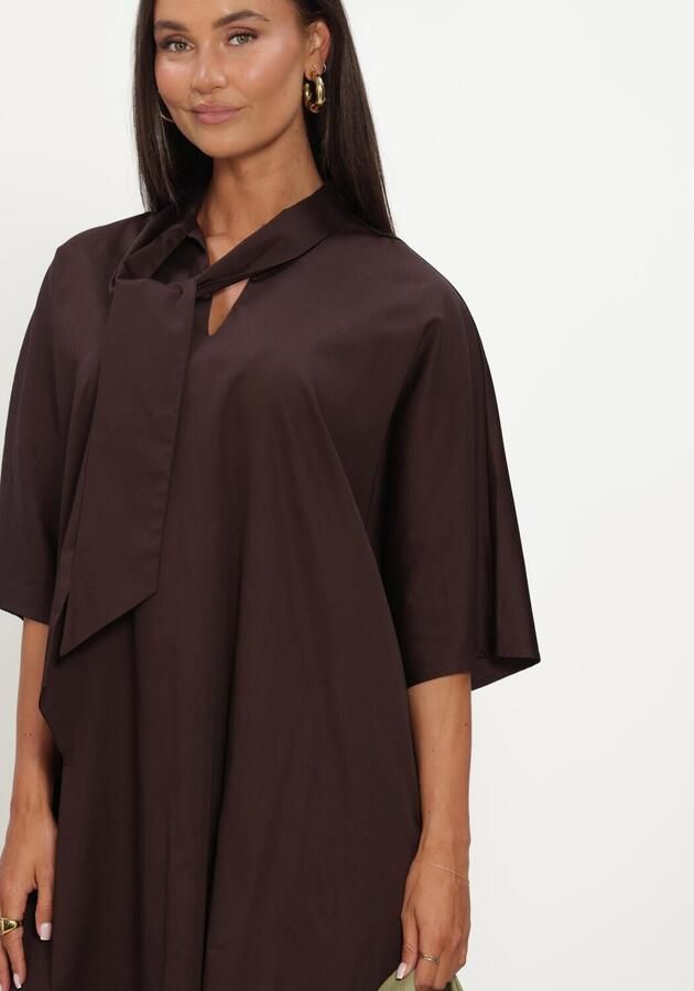 Y.A.S. YAS Dames Jurken Yaskaren 3 4 Dress Bruin - Foto 3